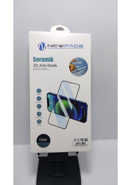 iPHONE 15 Promax Ekran Koruyucu 9h Seramik 3D Anti-Statik fiyatları