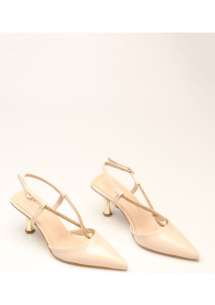 Idil Bej Rugan Taşlı Kadın Topuklu