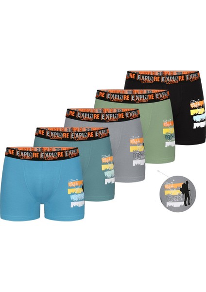 5'li Genç Erkek Boxer