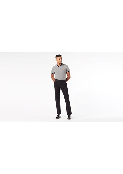 Smart 360 Flex Siyah Ultimate Slim Fit Chino Pantolon