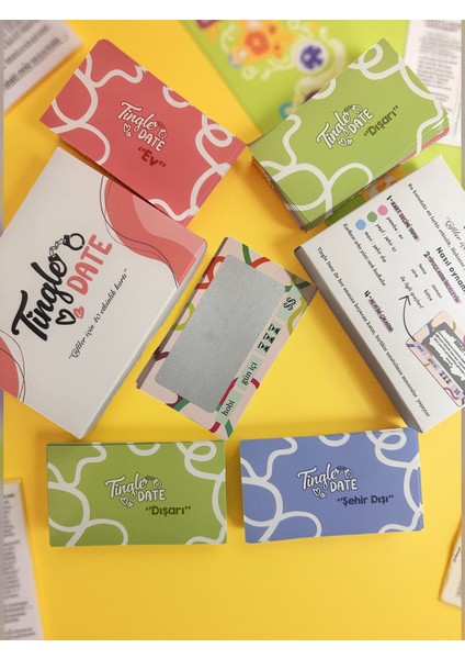 Çiftler Için Etklinlik Kartı Tingle Date 40 Kart modelleri