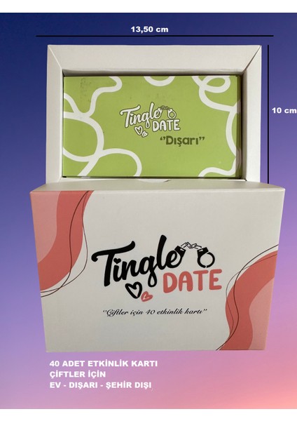 Çiftler Için Etklinlik Kartı Tingle Date 40 Kart