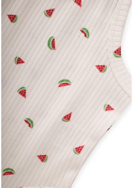 Askılı Zıbın 0-3 Yaş Karpuz Desen modelleri