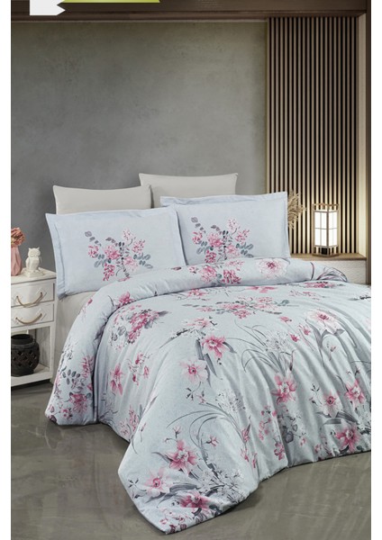 250 Tc Bambu Karışımlı Pamuk Saten Nevresim Takımı – Çift Kişilik - Grande