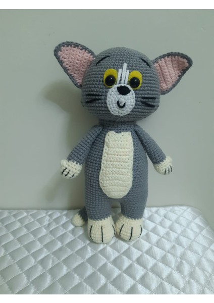 Tom ve Jerry Amigurumi Organik Oyuncak Oyun Arkadaşı Uyku Arkadaşı modelleri