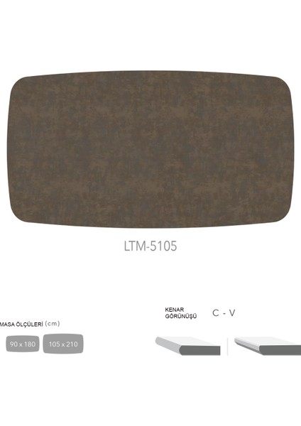 Cdf Masa Tablası 90X180 - DCLTM5105