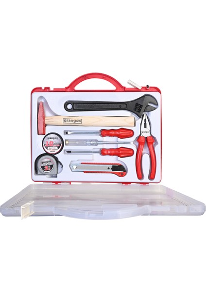 GRAS09 9 Parça Çantalı El Aleti Seti