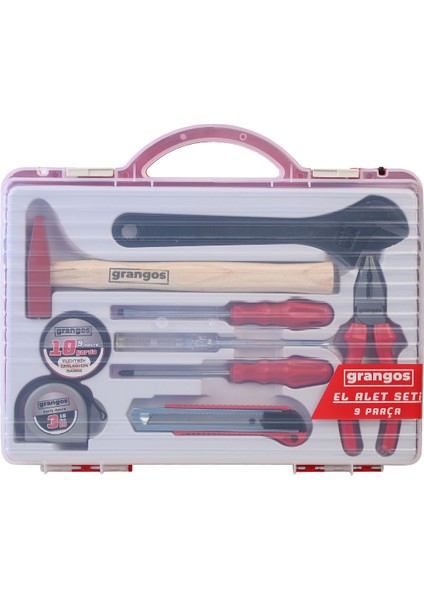 GRAS09 9 Parça Çantalı El Aleti Seti fiyatları