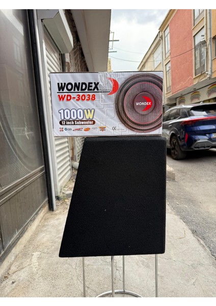 WD-3038 L Port Mini Kare Kabinli 30 cm Subwoofer Bas 1000WAT 350W Rms Bufır modelleri
