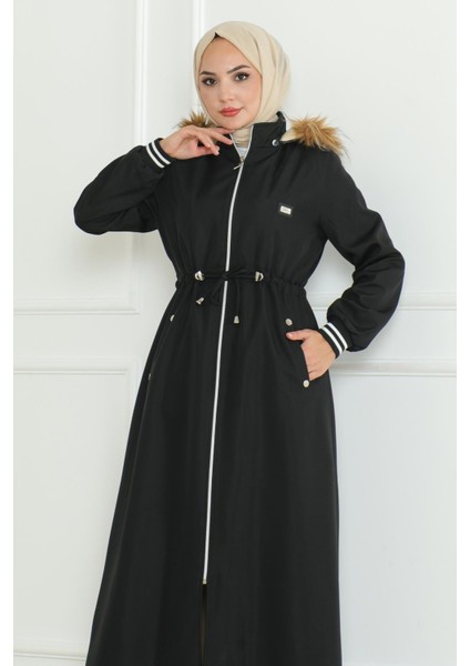 Beli Bağcıklı Ribanalı Mont Siyah 19215 fiyatları