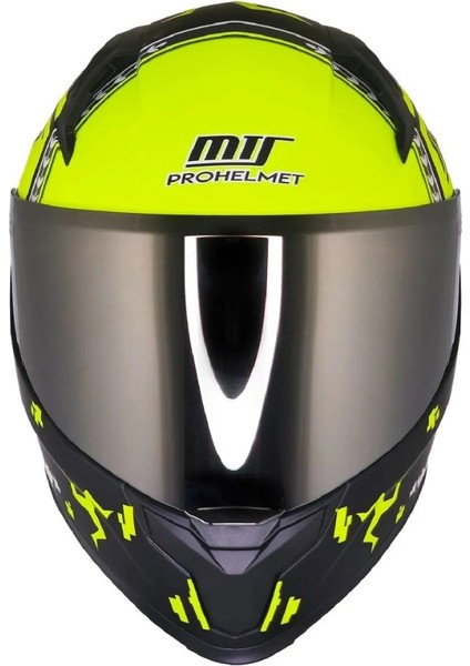 Motosiklet Kask Ece 22.R06 Güneş Vizörlü Full Face Motor Kaskı Vigor Yeni
