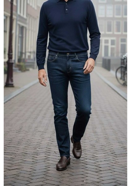 Florian Slim Fit Kot Pantolon Lacivert fiyatları