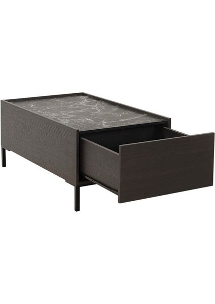 Pool Çekmeceli Dikdörtgen Orta Sehpa-Godiva-Mermer Desenli 103X42X60 cm (Gxyxd) fiyatları