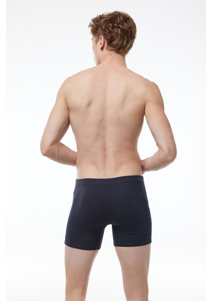 Erkek Karışık Renk 6 Lı Pamuk Elastan Uzun Boxer 6M073