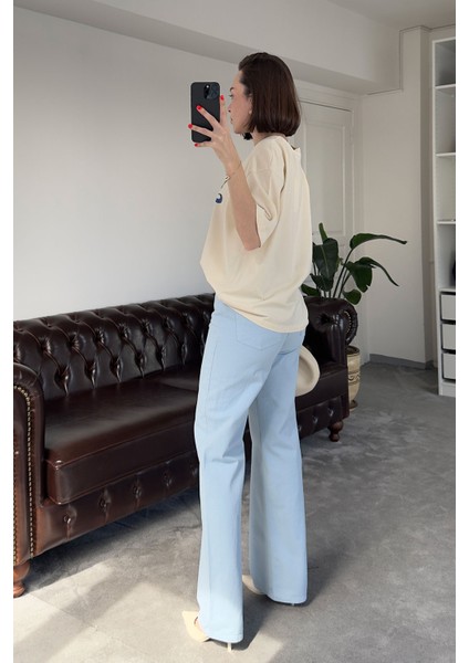 Orijinal Boru Paça Pantolon- Bebe Mavisi