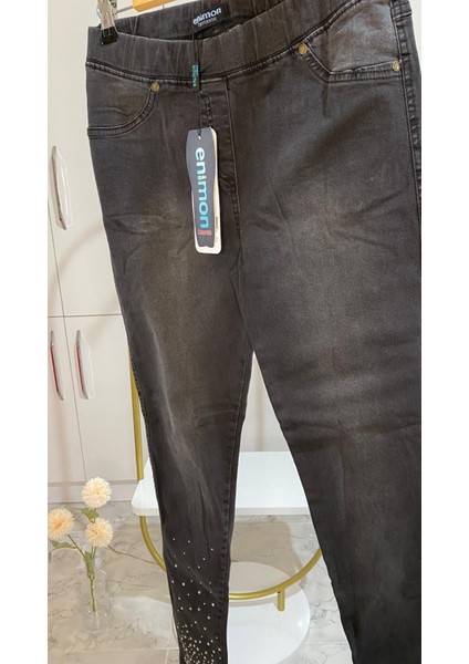 Taş Detaylı Kot Tayt modelleri