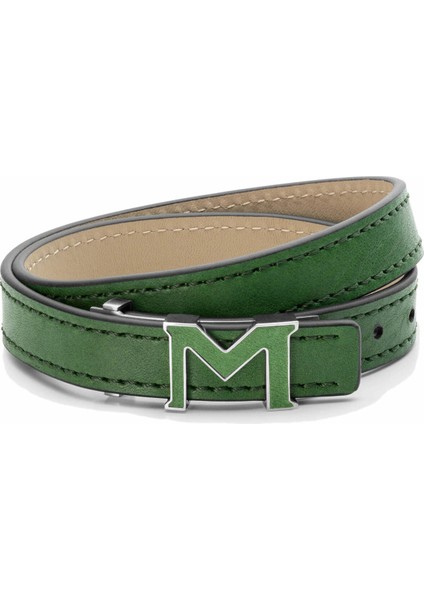 M Logolu Yeşil Bileklik 129502