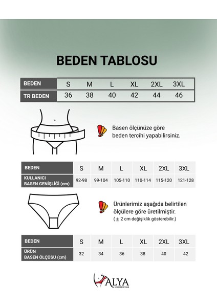 Pamuklu Kadın Külot Slip Empirme Baskılı Yüksek Bel Iç Çamaşırı - 5'li Paket, S
