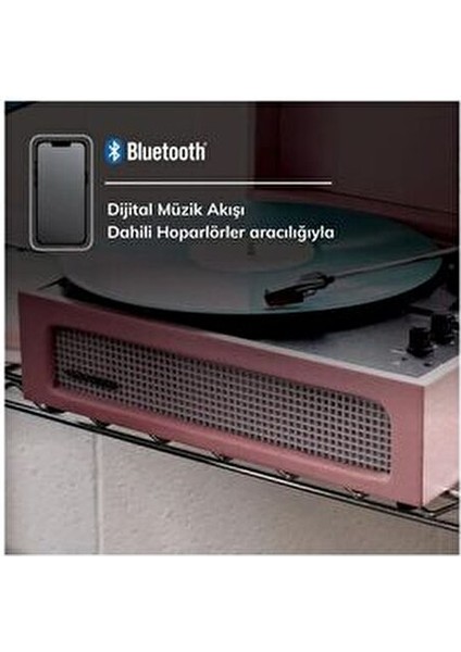 Voyager-2 Way Bluetooth Pikap 10 Watt Pembe Renkli Taşınabilir Müzik Sistemi