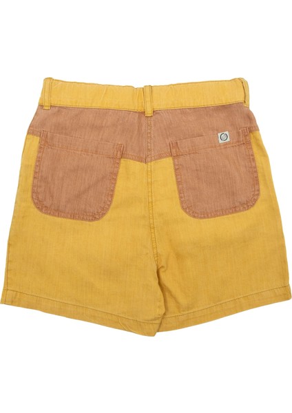 %100 Pamuk Renkli Ince Denim Yazlık Kız Çocuk Şort modelleri