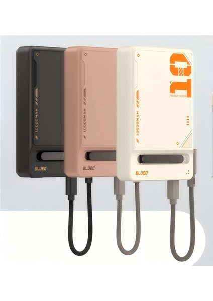 Pd 20W Mf Magsafe Uyumlu Type-C Çift Çıkışlı 10000 Mah Standlı Kablosuz Powerbank Şarj Aleti Beyaz indirimleri