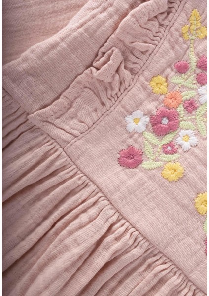 Elbise 1-10 Yaş Pudra Pembe fırsatları