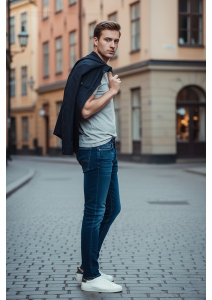 Hector Normal Kesim Kot Pantolon Mavi fiyatları