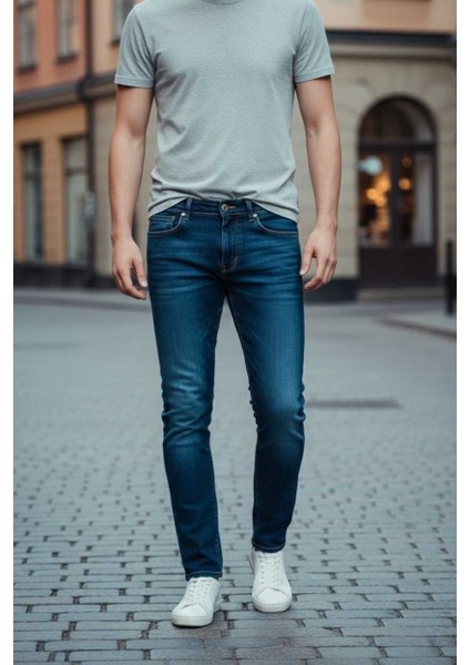 Hector Normal Kesim Kot Pantolon Mavi modelleri