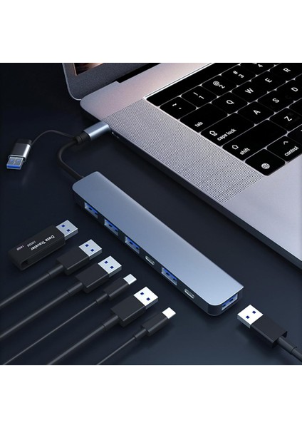 Byl 221 Support 7 In 1 Type-C USB Çevirici indirimleri