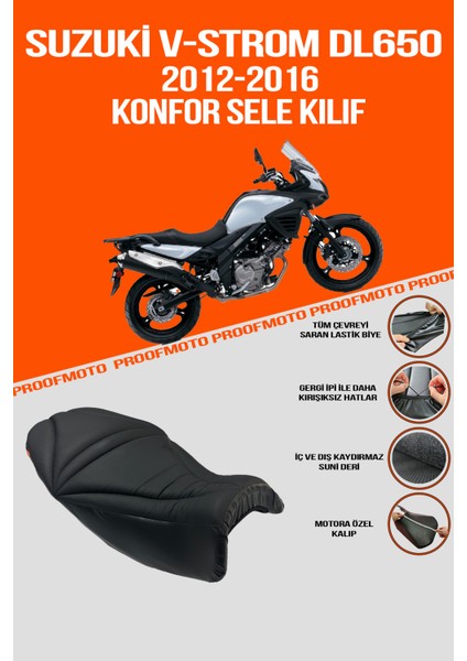 Suzuki V-STROM DL650 (2012 - 2016) Konfor Sele Kılıf