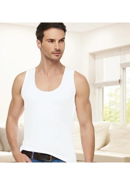 Mc Morcity Elit 4'lü Erkek Modal Elestan Likralı Klasik Askılı Atlet 1201 modelleri