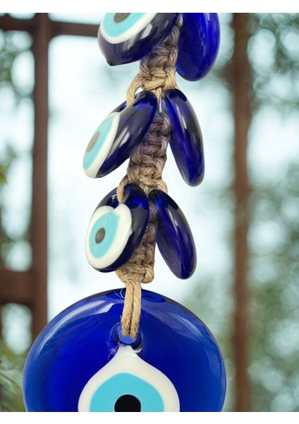 Nazar Boncuğu Duvar Süsü - Büyük Boy - Hediyelik - Şık Ev Ofis Aksesuarı - Dekoratif