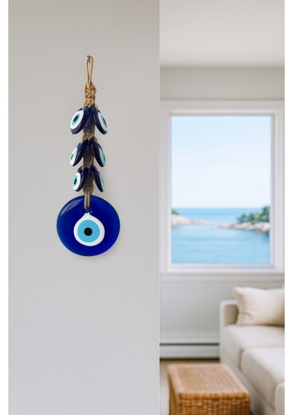 Nazar Boncuğu Duvar Süsü - Büyük Boy - Hediyelik - Şık Ev Ofis Aksesuarı - Dekoratif