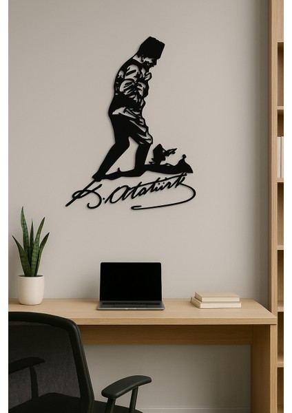 Atatürk Kocatepe Silüeti Metal Tablo | Imzalı Dekoratif Tasarım indirimleri