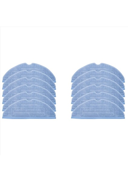 Yedek Mikrofiber Paspas Giysileri Roborock Için Temizlik Pedleri T7S T7S Plus S7 Vakum Süpürge Aksesuarları 12 Pcs (Yurt Dışından)