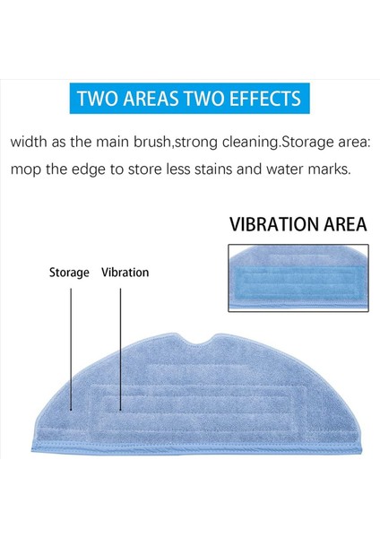 Yedek Mikrofiber Paspas Giysileri Roborock Için Temizlik Pedleri T7S T7S Plus S7 Vakum Süpürge Aksesuarları 12 Pcs (Yurt Dışından) fırsatları