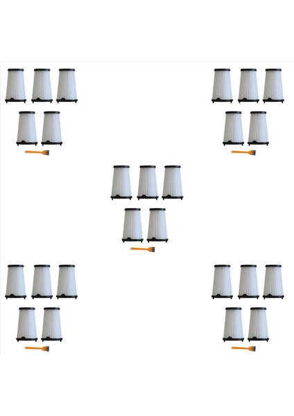 Electrolux Aeg AEF150 Için 25PCS Filtresi Tüm Aeg Ergorapido Cx7-2 Modelleri CX7-2-45AN CX7-2-35FFP CX7-2-30GM (Yurt Dışından) modelleri