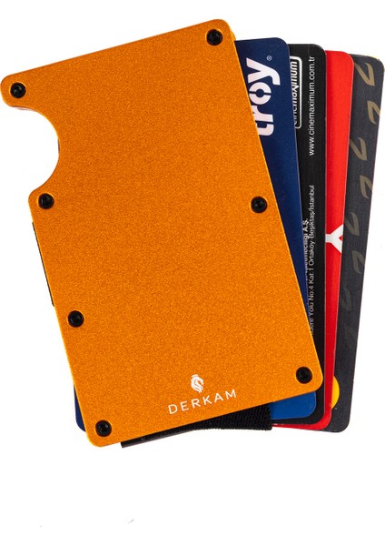 Minimalist Cüzdan & Kartlık - Erkek Kartlık | RFID Korumalı Alüminyum Kartlık | Oranj modelleri