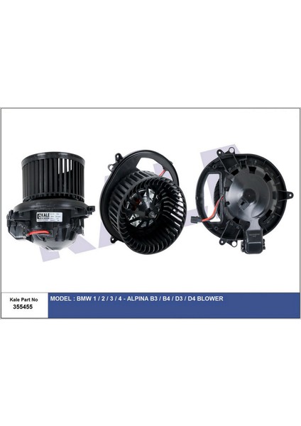 Mtxdpn Kalorifer Motoru Bmw 1-2-3-4-Alpina B3-B4-D3-D4 Blower