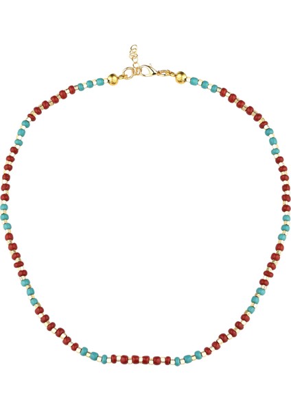 Renkli Küçük Boncuk Kolye