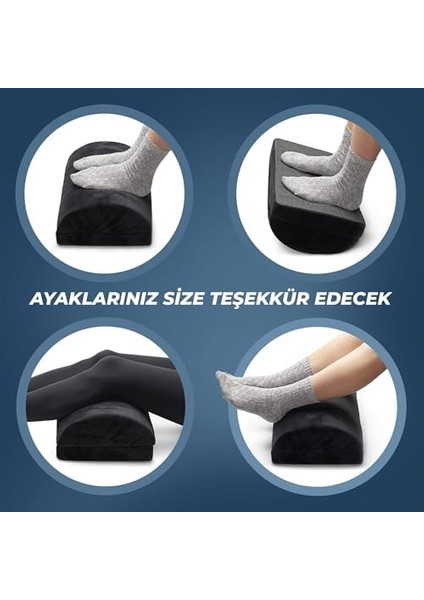 - Çalışma Masası Altı Için Ergonomik Ayak Desteği, Ofis Koltuğu ve Oyun Koltuğu Için Ayak Yastığı, Ayak Koyma Yeri Taburesi, Rahatlatıcı Yarım Silindir Masa Altı Ayak Ayaklık fiyatları