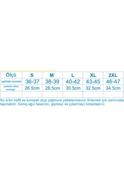 Su Geçirmez Ayakkabı ve Bot Kılıfı fiyatları