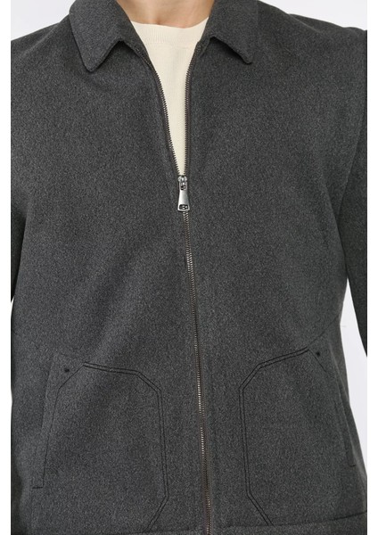 Fermuarlı Erkek Kaşe Kaban P-00018804 indirimleri