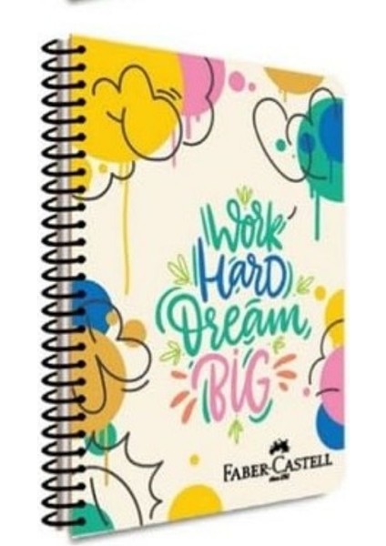 Faber Castell Pp Kapak Grafiti Spiralli 120 Yp Kareli 5075 000432-WORK Hard