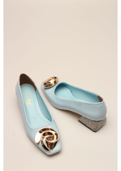 Idil Bebemavi Rugan Taşlı Kadın Topuklu modelleri