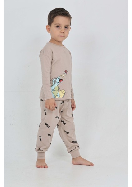Erkek Çocuk Roar Baskılı Pijama Takım fırsatları