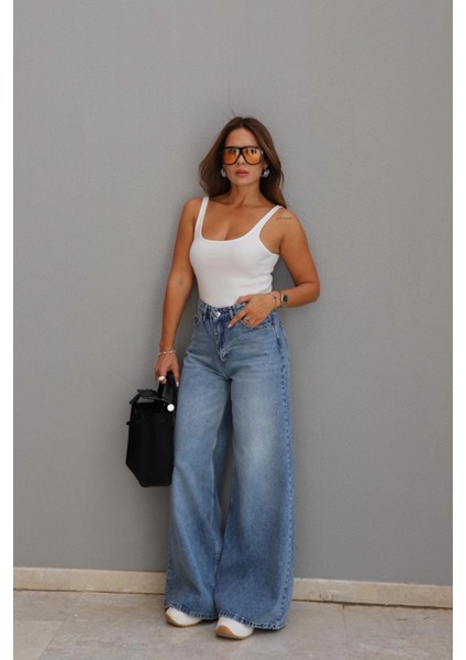 Geniş Paça Jean Pantolon fiyatları