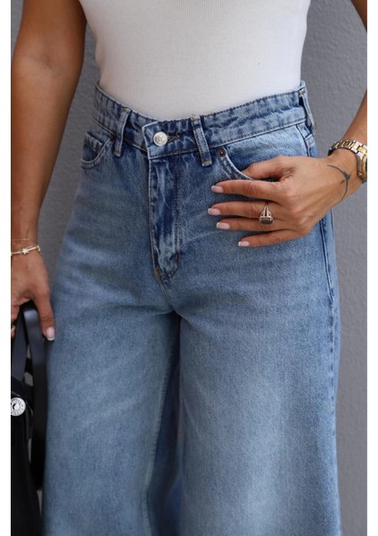Geniş Paça Jean Pantolon fırsatları