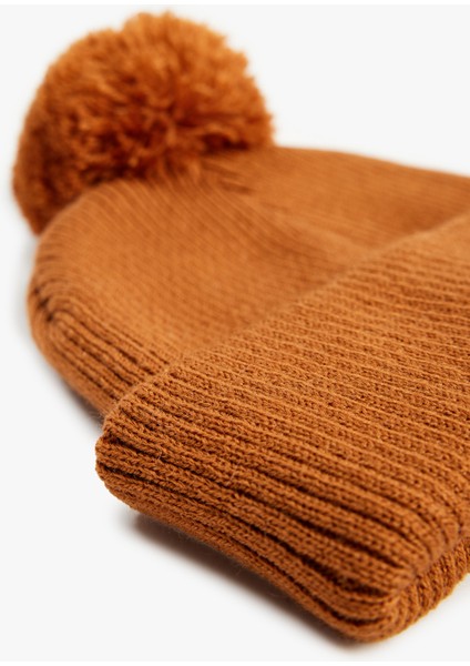 Ponpon Detaylı Örgü Triko Bere modelleri