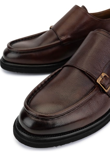 Erkek Hakiki Deri Taba Casual Ayakkabı 537 3796 Erk Ayk SK25-26 Taba Shrnkl modelleri